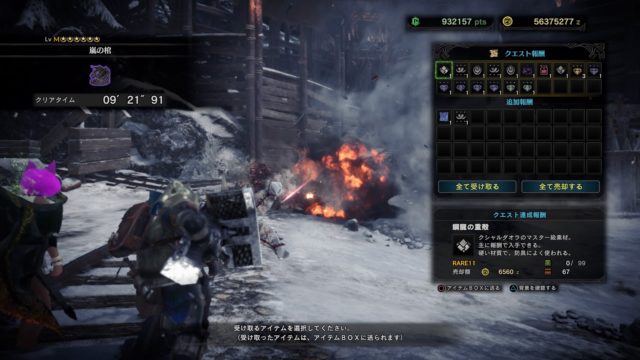 嵐の棺で装飾品（封じられた珠）集め！確定3個以上か！？【MHWアイスボーン】